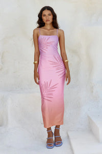 Pamalo Long Midi Dress - Sunrise