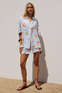 Adelyn Shirt - Blue Seashell