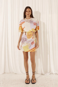 Brizzie Mini Dress - Palama Print