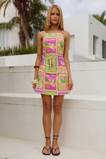 Load image into Gallery viewer, Allegra Mini Dress - Aloha Lime
