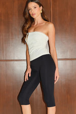 Load image into Gallery viewer, Darla Strapless Lace Trim Top - White
