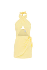 Load image into Gallery viewer, Poppy Mini Dress - Lemon
