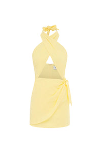Poppy Mini Dress - Lemon