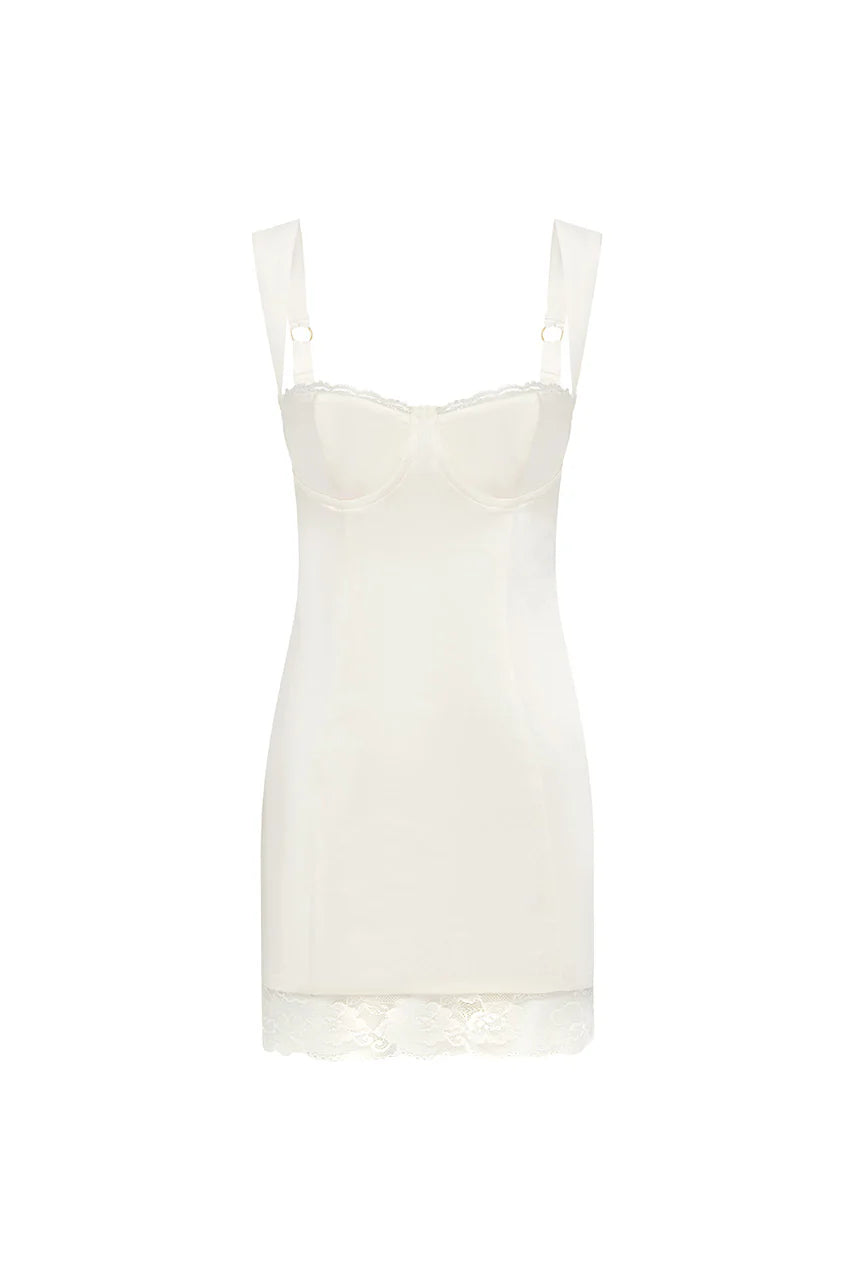 Claudelle Mini Dress - Ivory