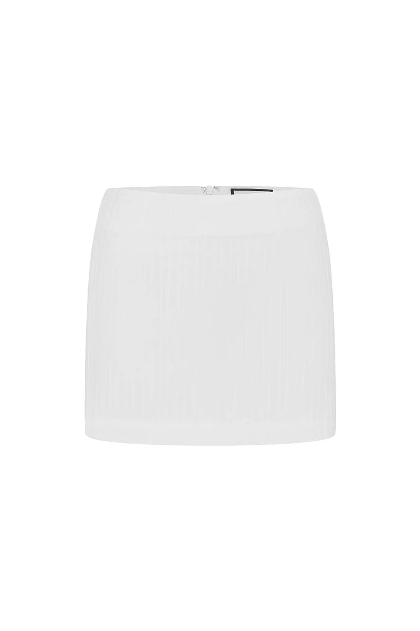 Lua Mini Skirt - White