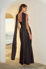 Load image into Gallery viewer, Madeleine Strapless Maxi Dress - Noir
