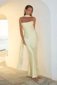 Madeleine Strapless Maxi Dress - Buttermilk