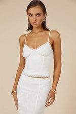 Load image into Gallery viewer, Larina Top - White
