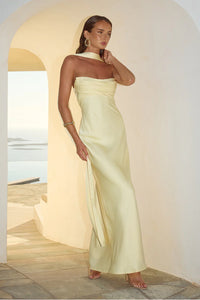 Madeleine Strapless Maxi Dress - Buttermilk