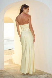 Madeleine Strapless Maxi Dress - Buttermilk