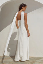 Load image into Gallery viewer, Madeleine Strapless Maxi Dress - Pearl
