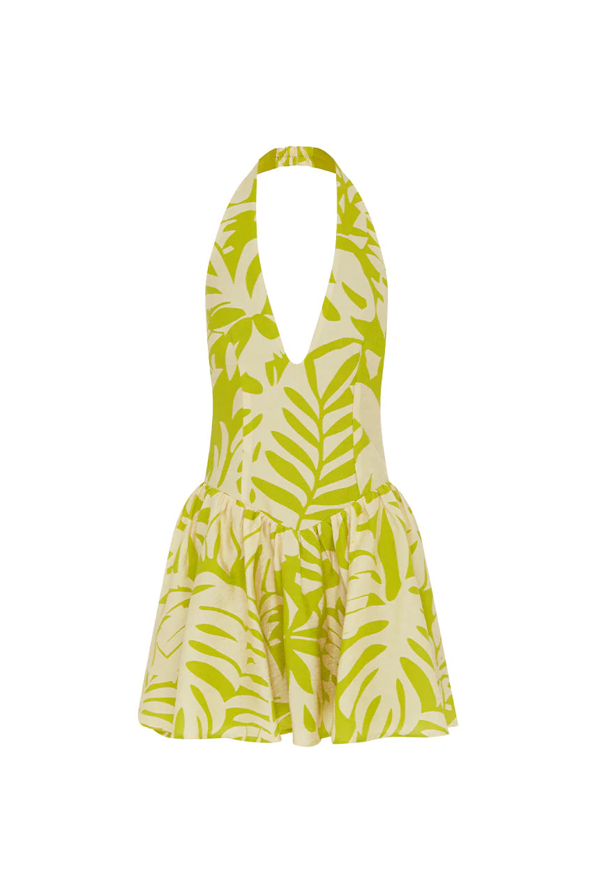 Bydie Mini Dress - Matelo Lime