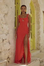 Load image into Gallery viewer, Evey Maxi Dress - Red
