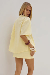 Adelyn Mini Skirt - Lemon