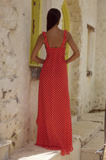 Load image into Gallery viewer, Evey Maxi Dress - Red
