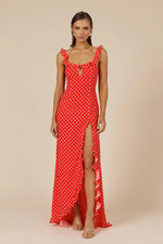 Load image into Gallery viewer, Evey Maxi Dress - Red
