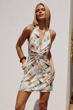 Load image into Gallery viewer, Holly Mini Dress - Vacay Aqua
