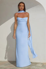 Load image into Gallery viewer, Madeleine Strapless Maxi Dress - Sky Blue
