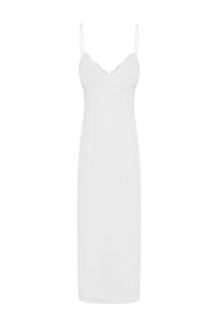 Loxie Midi Dress - White