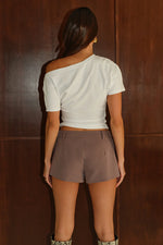 Load image into Gallery viewer, Bonne One Shoulder Top - White
