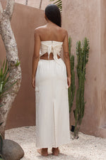 Load image into Gallery viewer, Picilo Long Midi Skirt - Oatmeal
