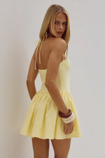 Load image into Gallery viewer, Limoni Mini Dress - Lemon
