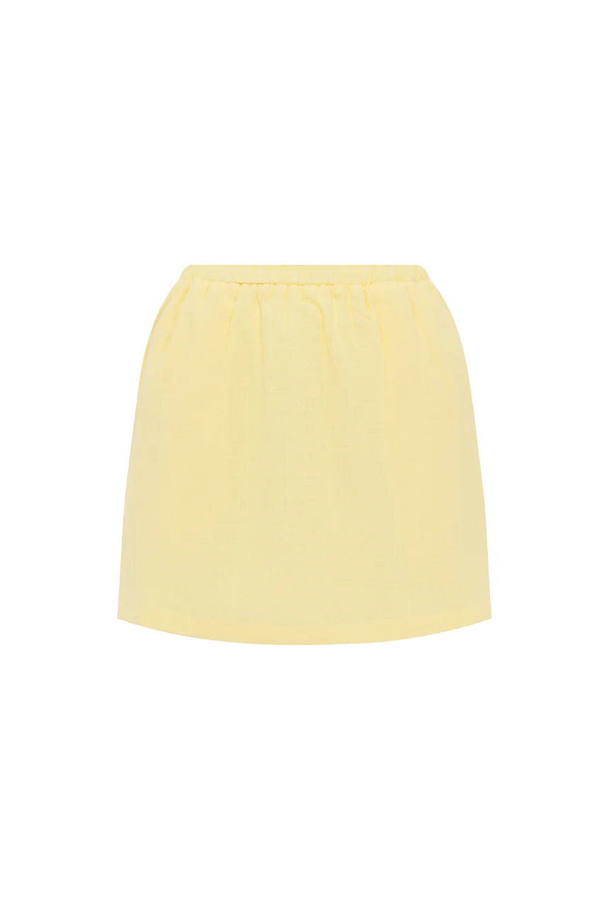 Limoni Mini Skirt - Lemon