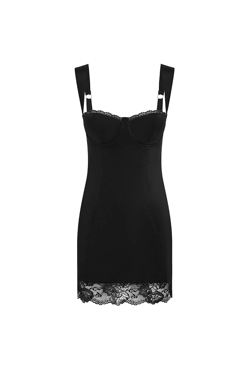 Claudelle Mini Dress - Black