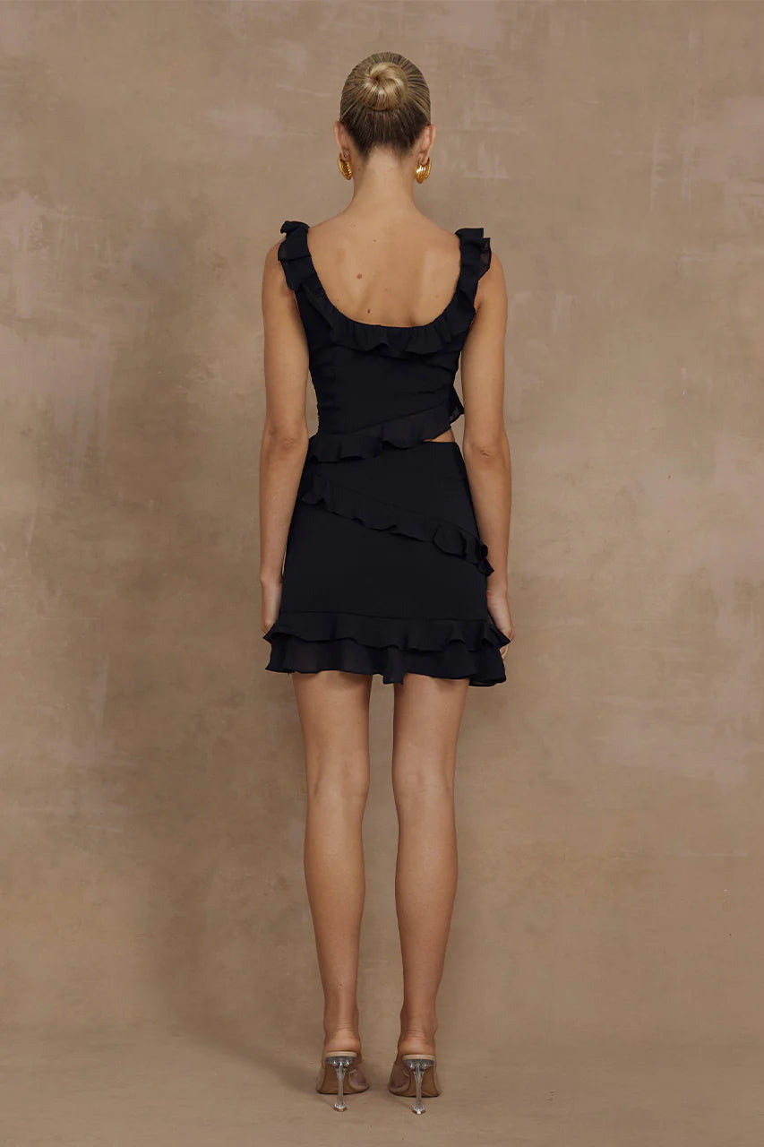 Leyla Mini Dress - Black