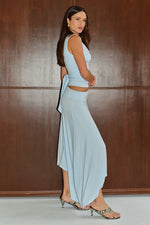 Load image into Gallery viewer, Lune Handkerchief Midi Skirt - Mist
