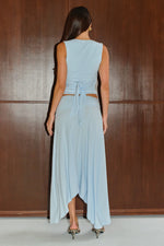Load image into Gallery viewer, Lune V-Neck Top - Mist
