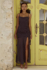 Load image into Gallery viewer, Kyleah Maxi Dress - Black/White
