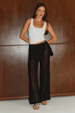 Load image into Gallery viewer, Cara Scoop Neck Tank - White
