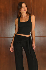 Load image into Gallery viewer, Cara Scoop Neck Tank - Black
