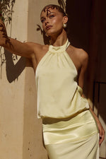 Load image into Gallery viewer, Liliette Halter Maxi Dress - Butter
