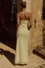Load image into Gallery viewer, Fiora Strapless Maxi Dress - Butter
