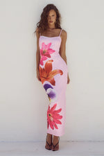 Load image into Gallery viewer, Deia Midi Dress - Multi Flower
