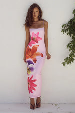 Load image into Gallery viewer, Deia Midi Dress - Multi Flower
