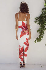 Load image into Gallery viewer, Deia Midi Dress - Crimson Lily
