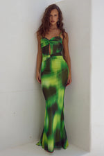 Load image into Gallery viewer, Marlini Maxi Dress - Lotus Print
