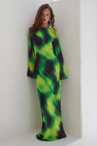 Kimber Maxi Dress - Lotus Print