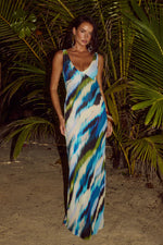 Load image into Gallery viewer, Tiana Maxi Dress - Mirage Print
