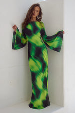 Load image into Gallery viewer, Kimber Maxi Dress - Lotus Print
