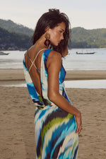 Load image into Gallery viewer, Tiana Maxi Dress - Mirage Print
