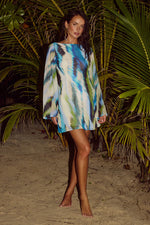 Load image into Gallery viewer, Kimber Mini Dress - Mirage Print
