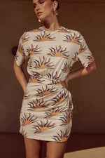 Load image into Gallery viewer, Brizzie Mini Dress - Sola Print
