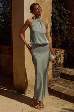 Load image into Gallery viewer, Liliette Halter Maxi Dress - Sage
