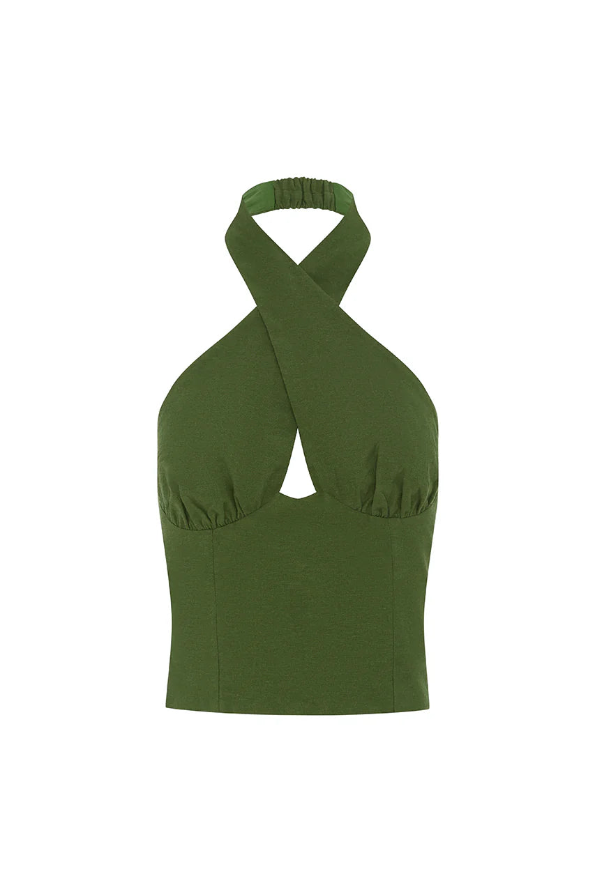 Tanzia Top - Khaki