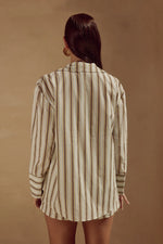 Load image into Gallery viewer, Sunmor Shirt - Vory Stripe
