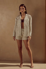 Load image into Gallery viewer, Sunmor Shirt - Vory Stripe
